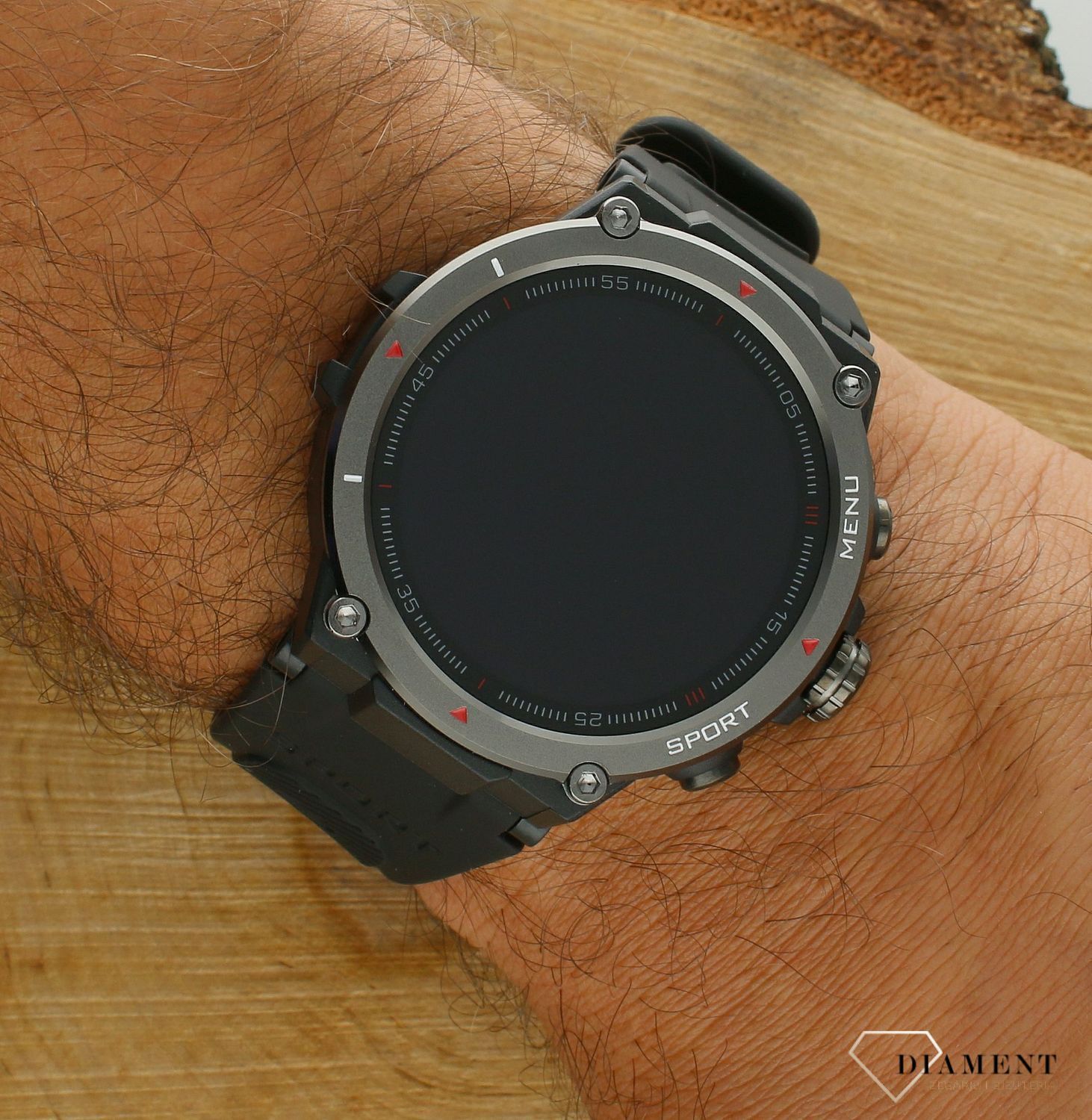 Smartwatch Garett GRS PRO czarny. Sportowy smartwatch Garett. Sportowy smartwatch z trybami sportowymi. Smartwatch Garett idealny dla miłośników sportów. Smartwatch Garett na prezent (3).jpg